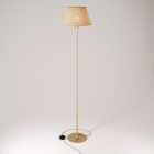 MAG-Y floor lamp with round metal base and Impero M shade