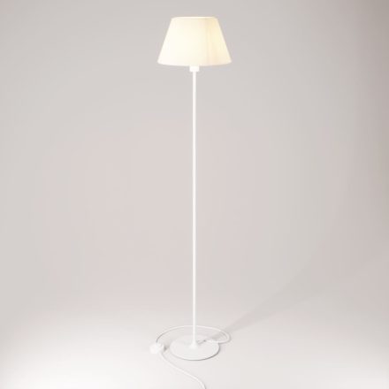 MAG-Y floor lamp with round metal base and Impero M shade