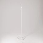 MAG-Y floor lamp with round metal base and lampshade attachment