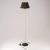 MAG-Y floor lamp with round metal base and Impero M shade