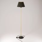 MAG-Y floor lamp with round metal base and Impero M shade