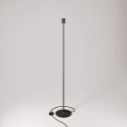 MAG-Y floor lamp with round metal base and lampshade attachment