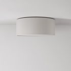Small fabric ceiling lamp - Made in Italy