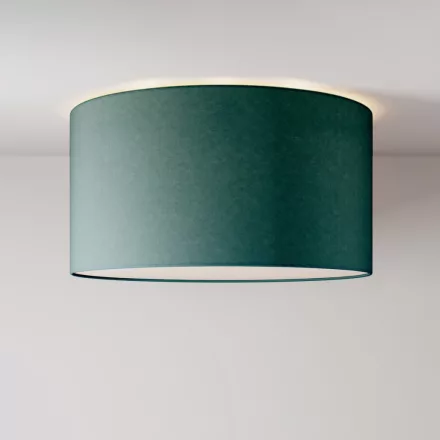 Medium-sized fabric ceiling lamp - Made in Italy
