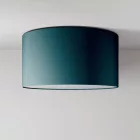 Medium-sized fabric ceiling lamp - Made in Italy