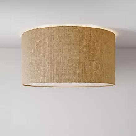 Medium-sized fabric ceiling lamp - Made in Italy