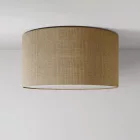 Medium-sized fabric ceiling lamp - Made in Italy