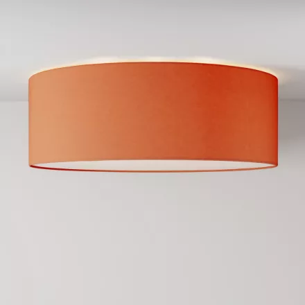Large fabric ceiling lamp – Made in Italy