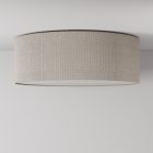 Large fabric ceiling lamp – Made in Italy
