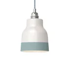 Two-color ceramic Vaso lampshade, Materia collection - Made in Italy