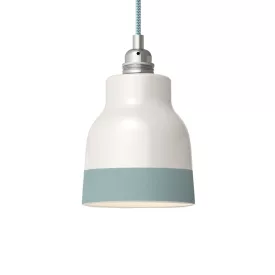   Two-color ceramic Vaso lampshade, Materia collection - Made in Italy