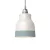 Two-color ceramic Vaso lampshade, Materia collection - Made in Italy