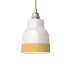 Two-color ceramic Vaso lampshade, Materia collection - Made in Italy