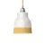 Two-color ceramic Vaso lampshade, Materia collection - Made in Italy