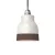 Two-color ceramic Vaso lampshade, Materia collection - Made in Italy