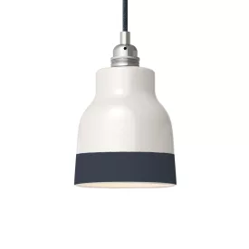   Two-color ceramic Vaso lampshade, Materia collection - Made in Italy