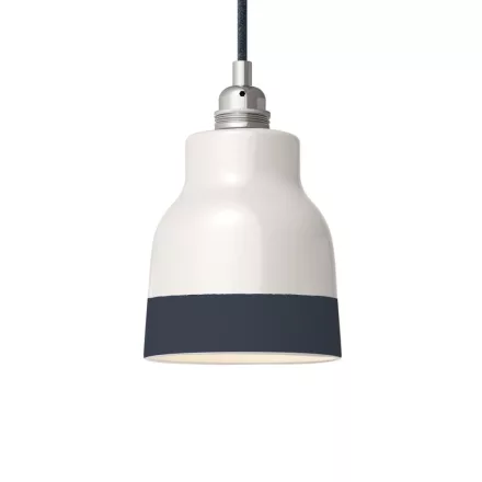 Two-color ceramic Vaso lampshade, Materia collection - Made in Italy