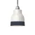 Two-color ceramic Vaso lampshade, Materia collection - Made in Italy
