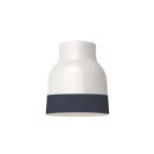 Two-color ceramic Vaso lampshade, Materia collection - Made in Italy