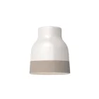 Two-color ceramic Vaso lampshade, Materia collection - Made in Italy