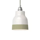 Two-color ceramic Vaso lampshade, Materia collection - Made in Italy