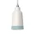 Two-color ceramic Bottiglia lampshade, Materia collection - Made in Italy