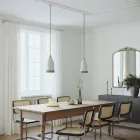 Two-color ceramic Bottiglia lampshade, Materia collection - Made in Italy