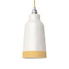 Two-color ceramic Bottiglia lampshade, Materia collection - Made in Italy