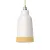 Two-color ceramic Bottiglia lampshade, Materia collection - Made in Italy