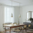 Two-color ceramic Bottiglia lampshade, Materia collection - Made in Italy