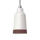 Two-color ceramic Bottiglia lampshade, Materia collection - Made in Italy