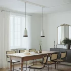 Two-color ceramic Bottiglia lampshade, Materia collection - Made in Italy