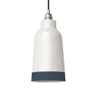 Two-color ceramic Bottiglia lampshade, Materia collection - Made in Italy
