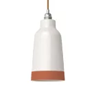 Two-color ceramic Bottiglia lampshade, Materia collection - Made in Italy