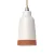 Two-color ceramic Bottiglia lampshade, Materia collection - Made in Italy