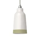 Two-color ceramic Bottiglia lampshade, Materia collection - Made in Italy