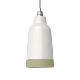   Two-color ceramic Bottiglia lampshade, Materia collection - Made in Italy