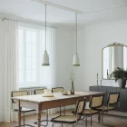 Two-color ceramic Bottiglia lampshade, Materia collection - Made in Italy