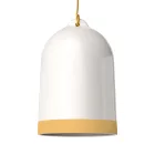 Campana XL two-tone ceramic lampshade, Materia collection - Made in Italy