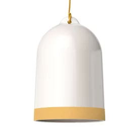   Campana XL two-tone ceramic lampshade, Materia collection - Made in Italy