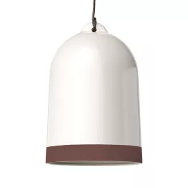   Campana XL two-tone ceramic lampshade, Materia collection - Made in Italy