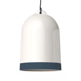   Campana XL two-tone ceramic lampshade, Materia collection - Made in Italy
