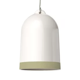   Campana XL two-tone ceramic lampshade, Materia collection - Made in Italy