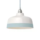 Two-color ceramic Coppa lampshade, Materia collection - Made in Italy
