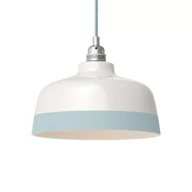   Two-color ceramic Coppa lampshade, Materia collection - Made in Italy