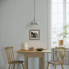 Two-color ceramic Coppa lampshade, Materia collection - Made in Italy