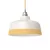 Two-color ceramic Coppa lampshade, Materia collection - Made in Italy