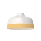 Two-color ceramic Coppa lampshade, Materia collection - Made in Italy
