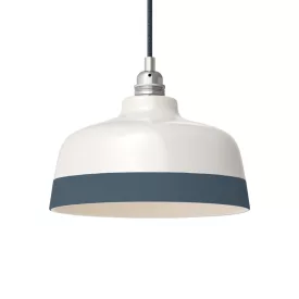   Two-color ceramic Coppa lampshade, Materia collection - Made in Italy