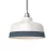 Two-color ceramic Coppa lampshade, Materia collection - Made in Italy